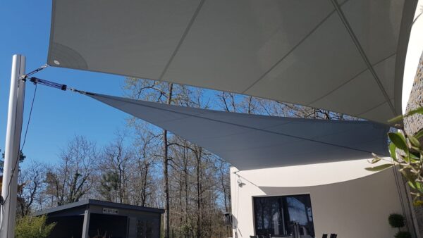 voile d'ombrage sur mesure protection UV
